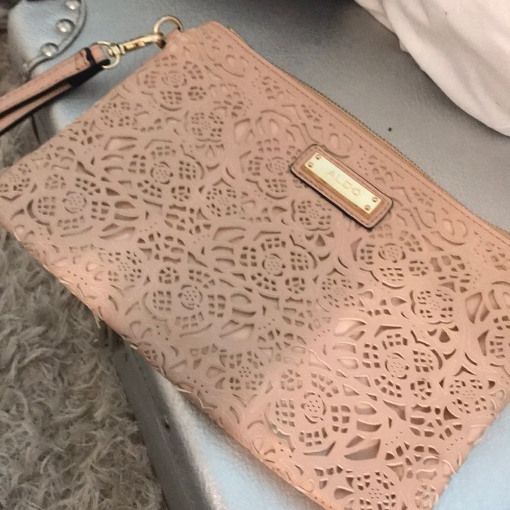 Pink clutch